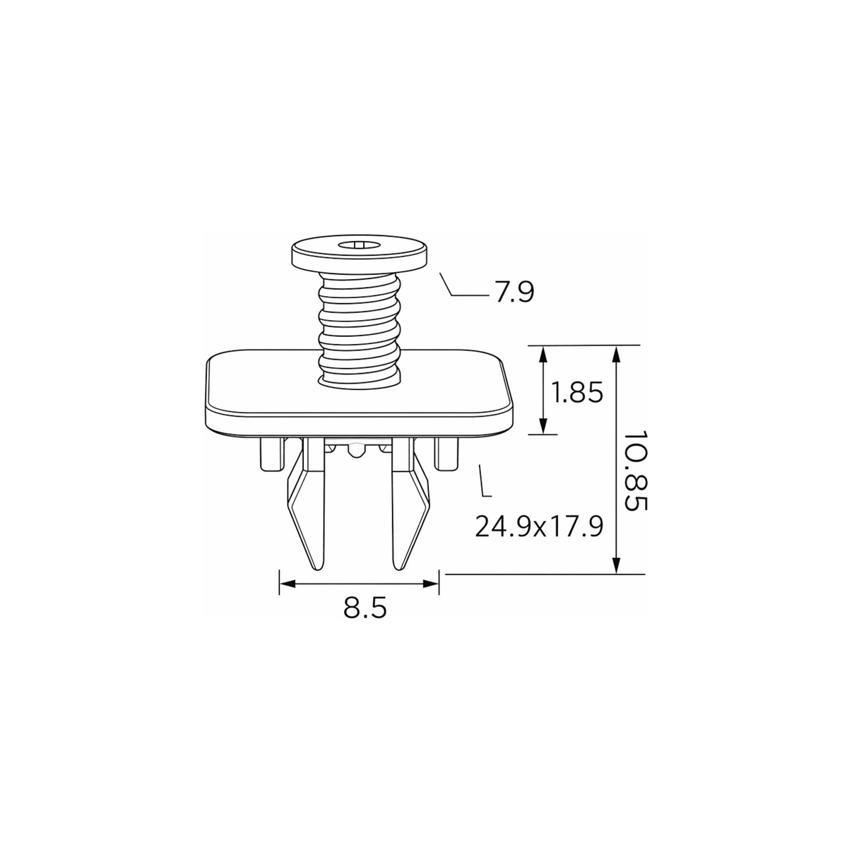 Fästclips Audi A1 Allstreet/A1 City Carver m.fl. – 10-pack