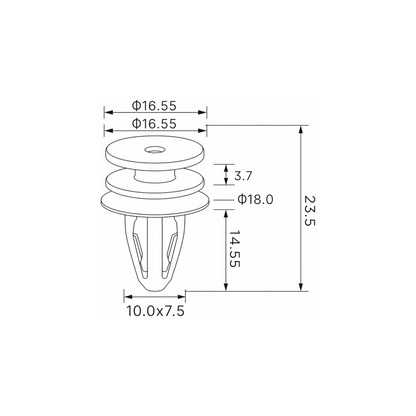 Fästclips – 10-pack