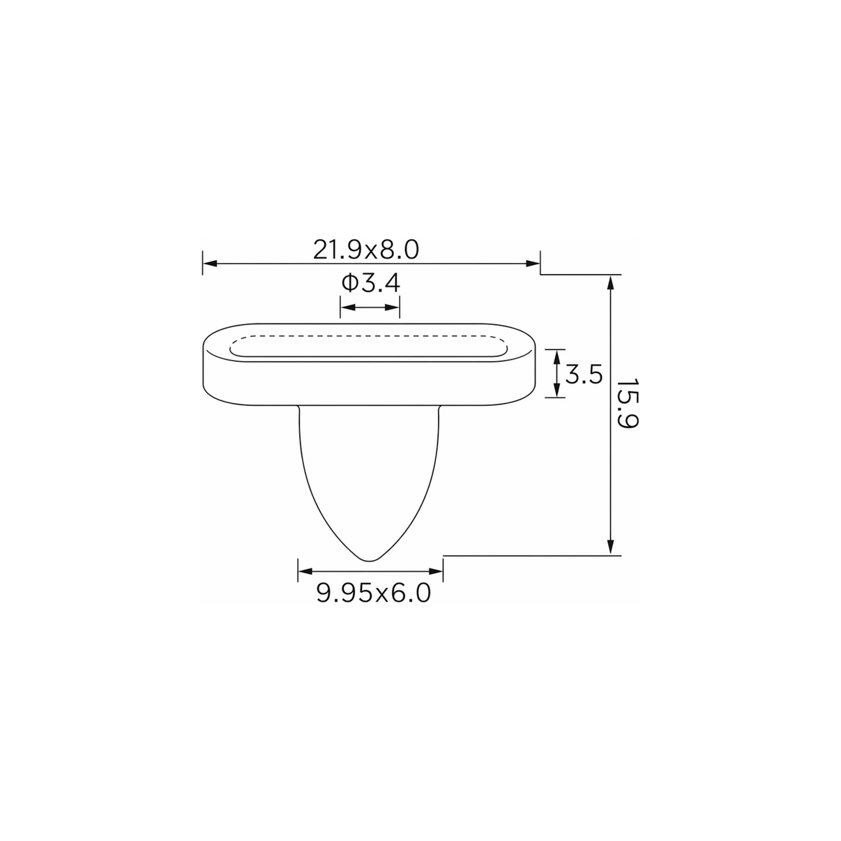 Fästclips – 10-pack