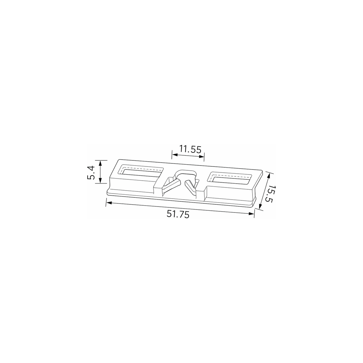 Fästclips – 10-pack – Stabil montering