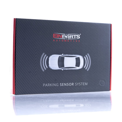 Parkeringssensor med display – Svart – ultraljudssensor – 4 sensorer – 4x 2,5 m