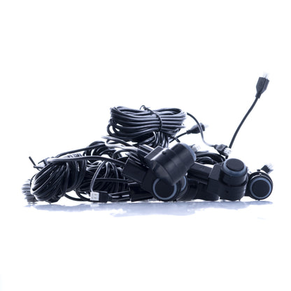 Parkeringssensor – Svart – ultraljudssensor – 8 sensorer – 4x 2,5 m/ 4x 6 m