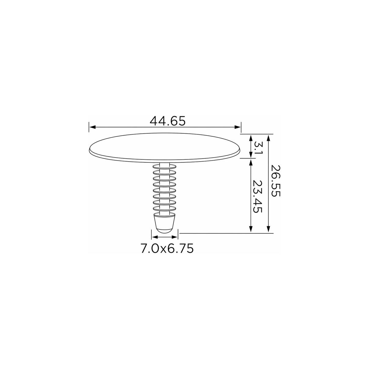 Fästclips Ford Ranger – 10-pack