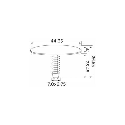 Fästclips Ford Ranger – 10-pack