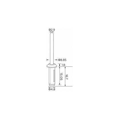 Fästclips Chevrolet Camaro Coupé – 10-pack