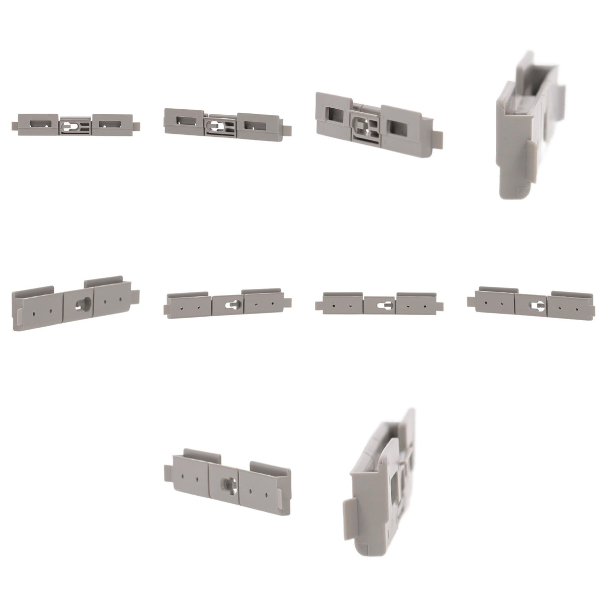 Fästclips – 10-pack – Svart/ Stabil montering