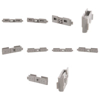Fästclips – 10-pack – Svart/ Stabil montering