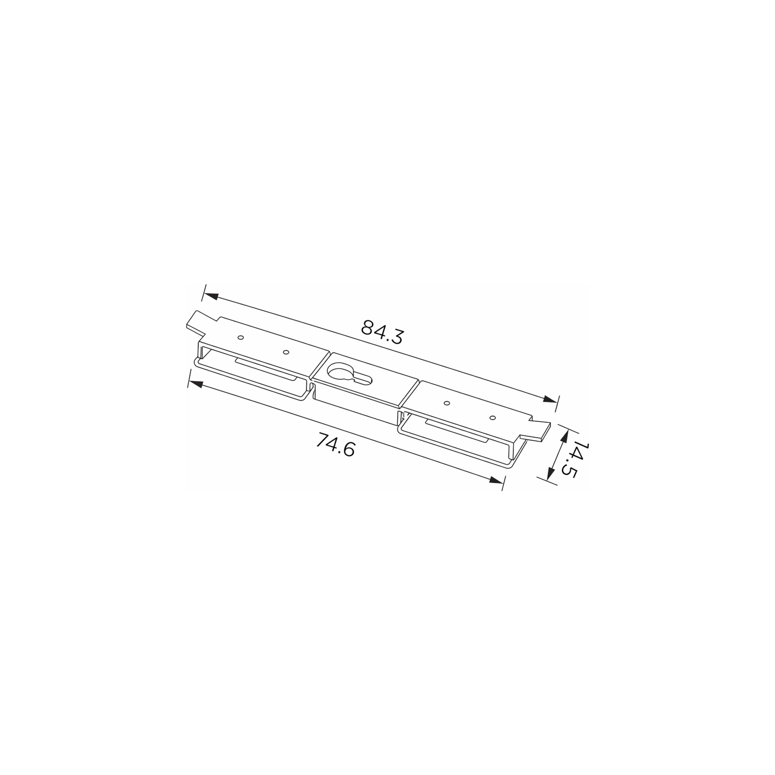 Fästclips – 10-pack – Svart/ Stabil montering