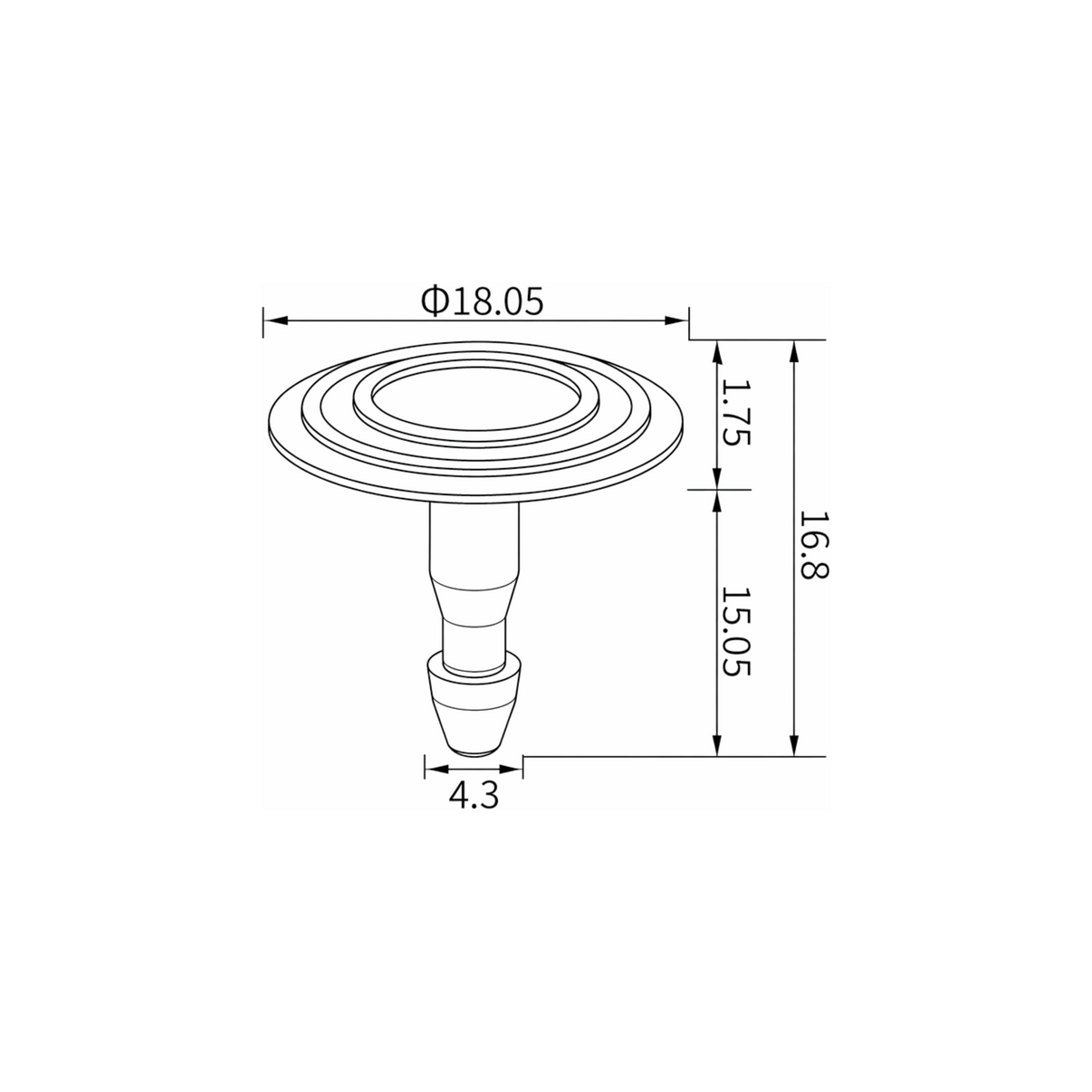 Fästclips – 10-pack