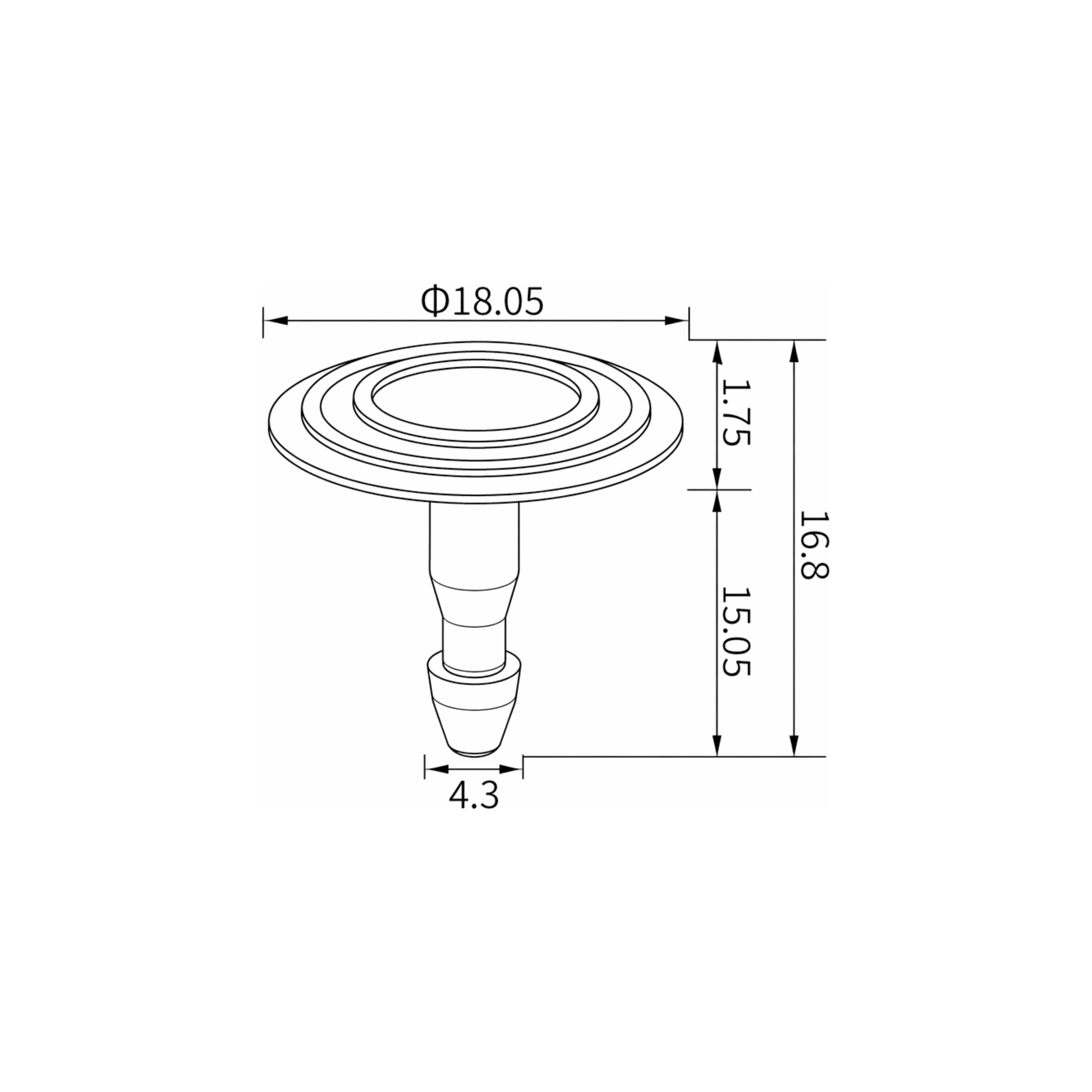 Fästclips – 10-pack