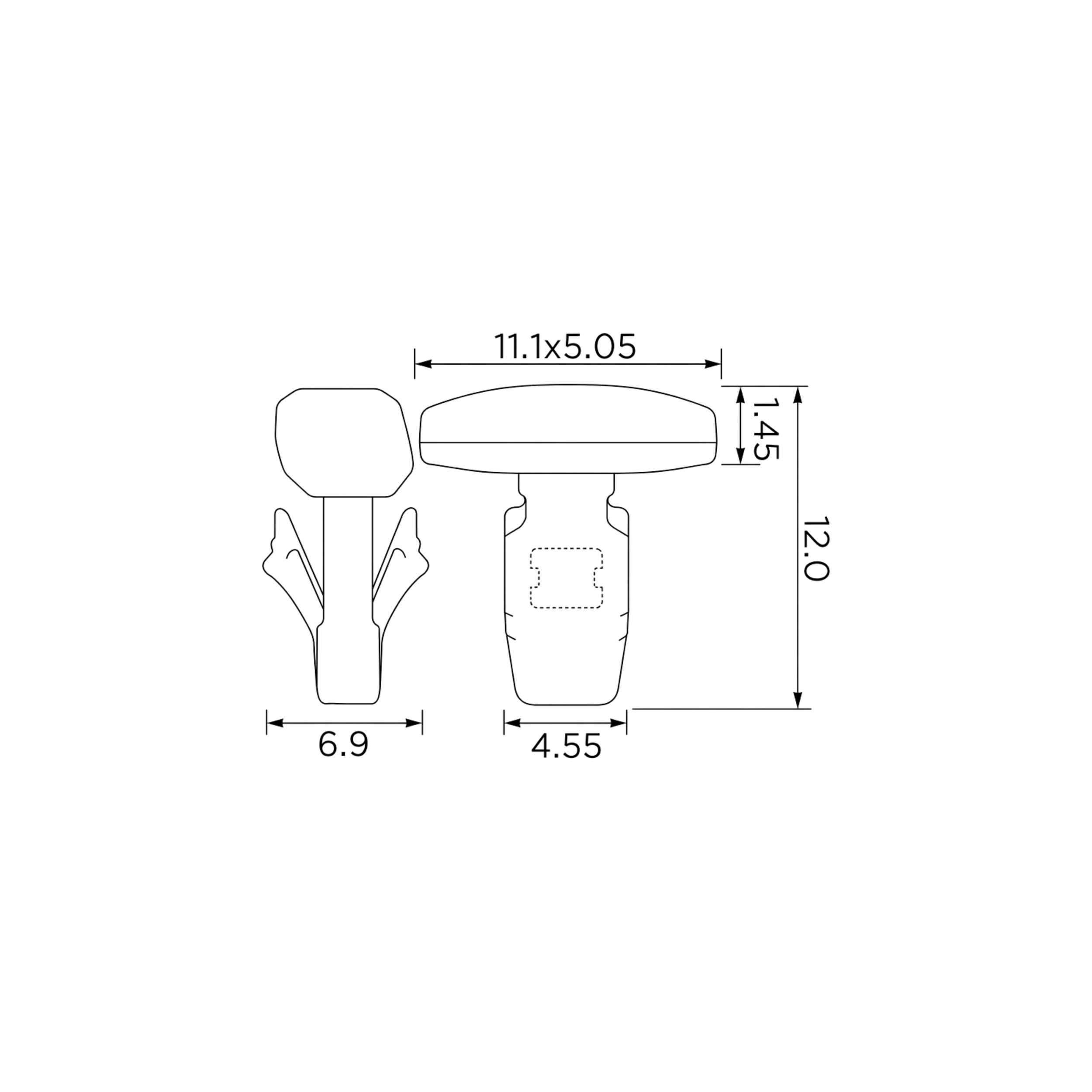 Fästclips Mazda 3/6 m.fl. – 10-pack