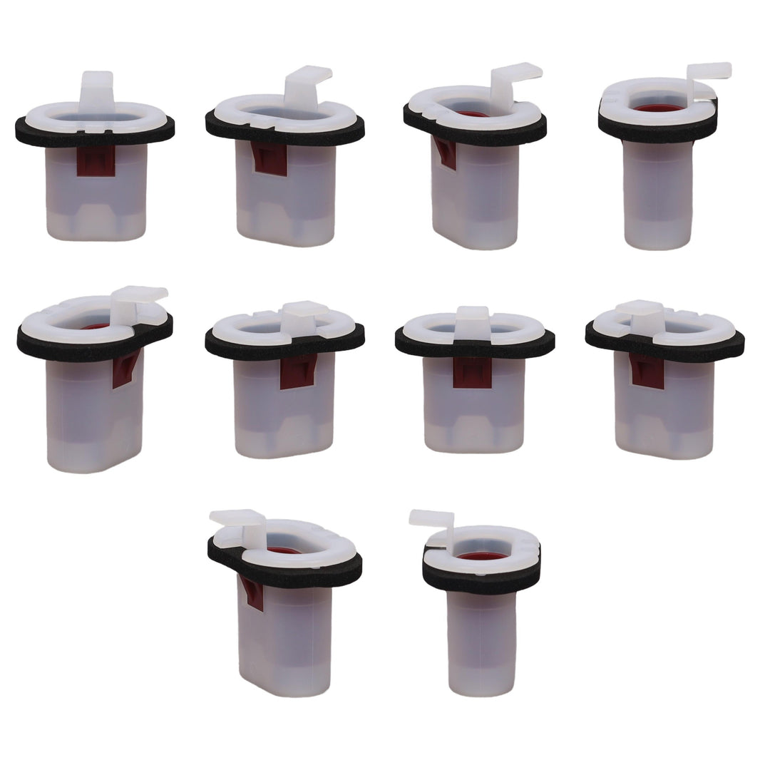 Fästclips – 10-pack – Stabil montering, Fiskbensprofil