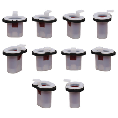Fästclips – 10-pack – Stabil montering, Fiskbensprofil