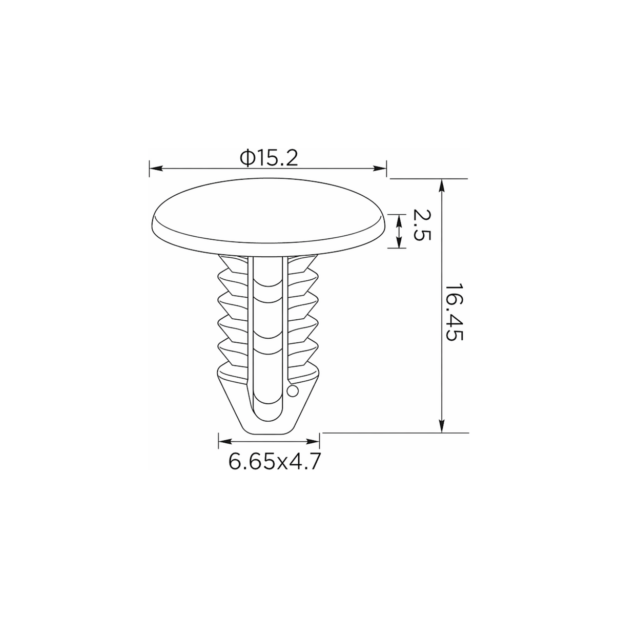 Fästclips – 10-pack – Stabil montering