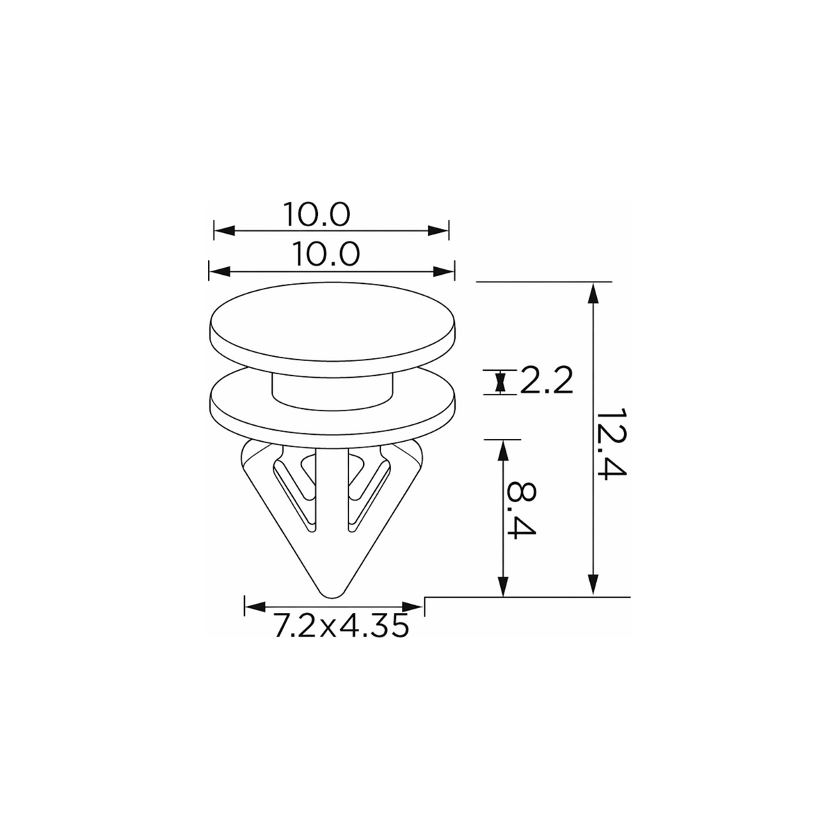 Fästclips – 10-pack