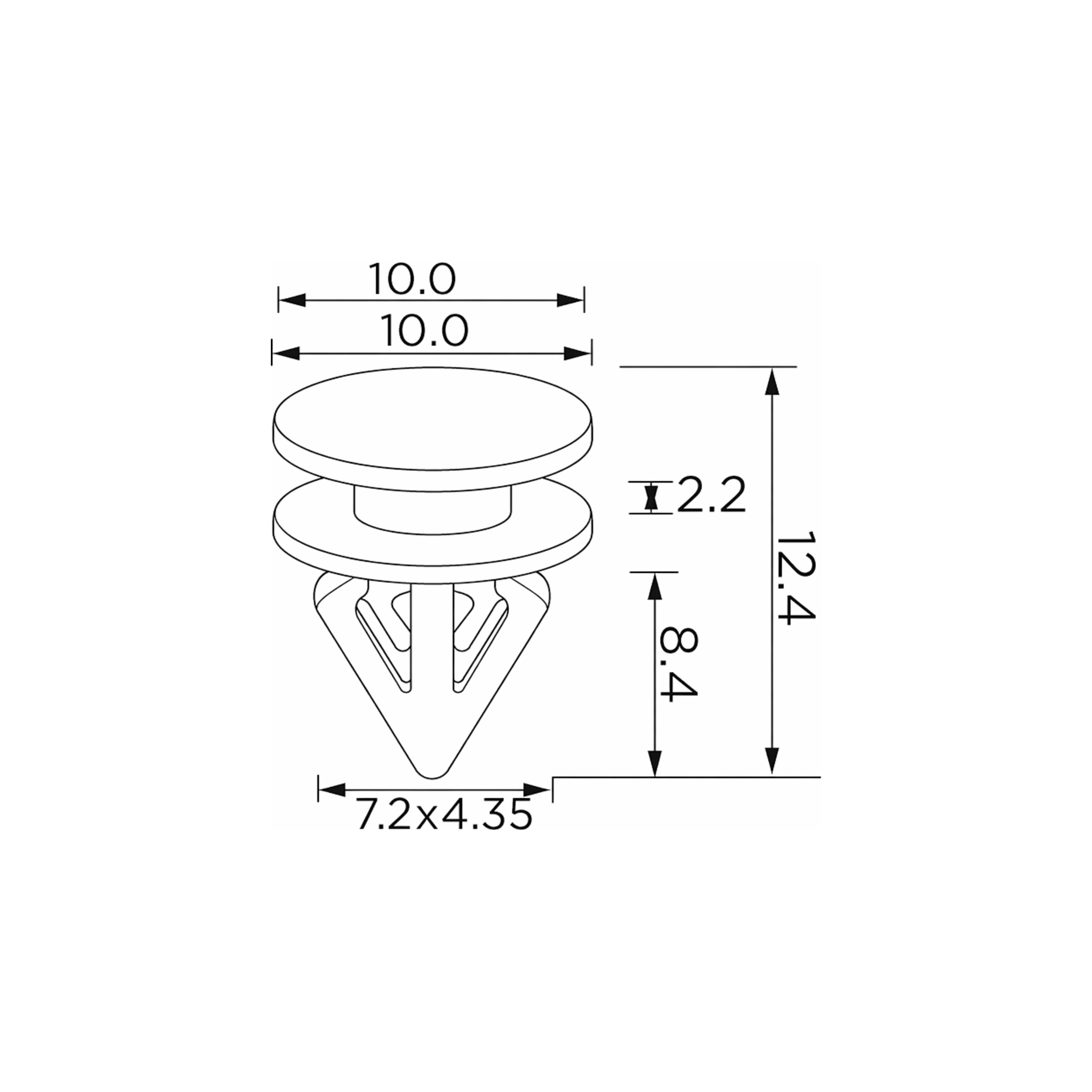 Fästclips – 10-pack