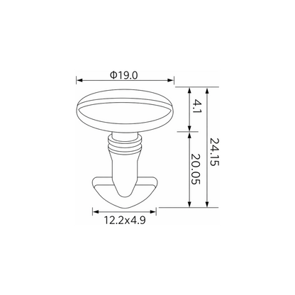 Fästclips Land Rover Discovery IV/Range Rover Sport I – 10-pack