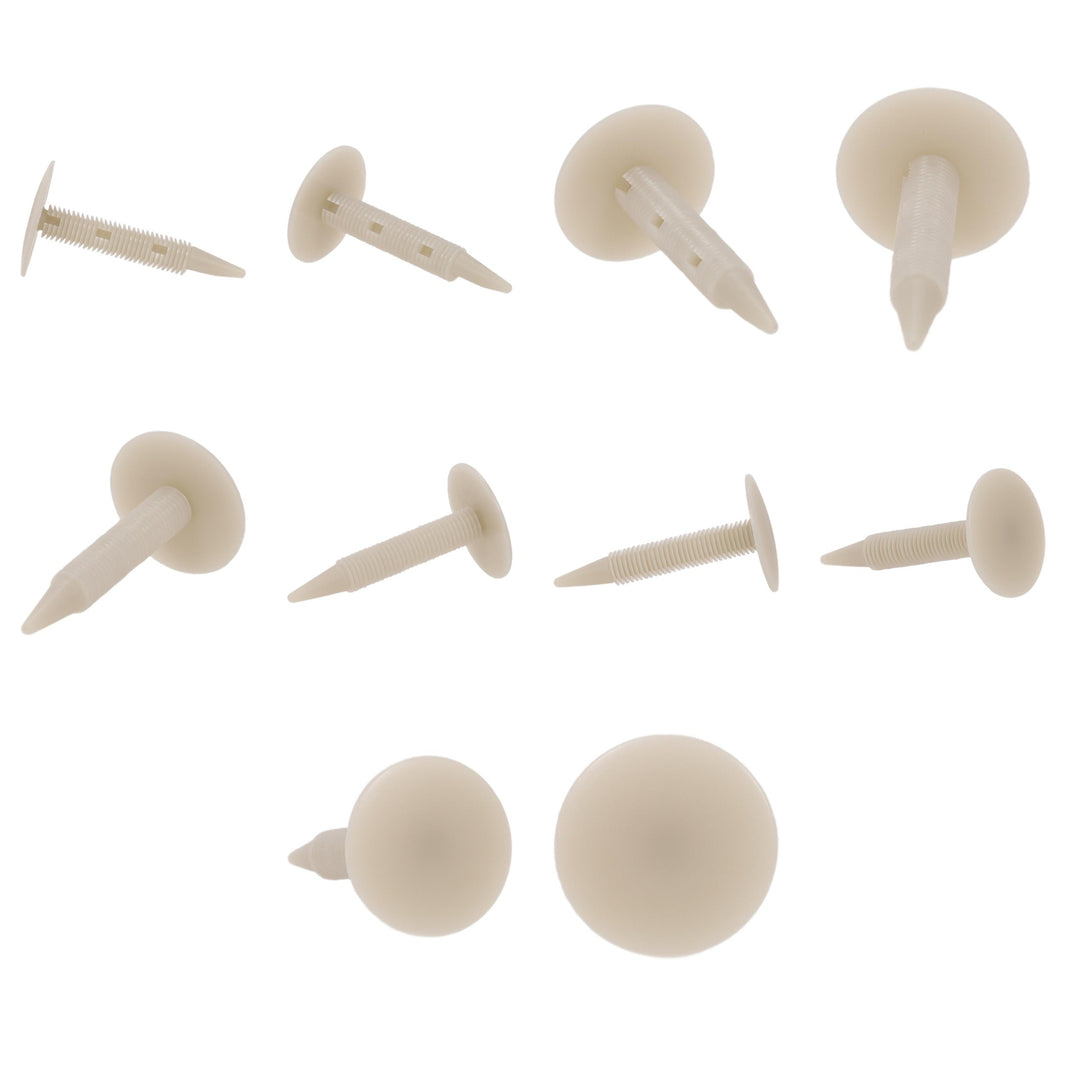 Fästclips – 10-pack – Stabil montering, Fiskbensprofil