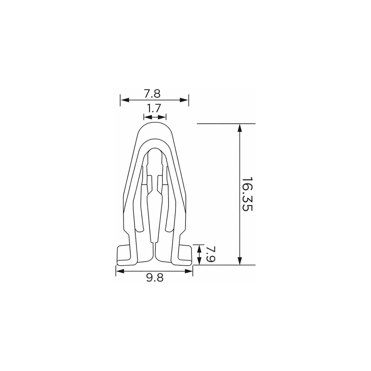 Fästclips Honda CIVIC VIII/CIVIC IX m.fl. – 10-pack