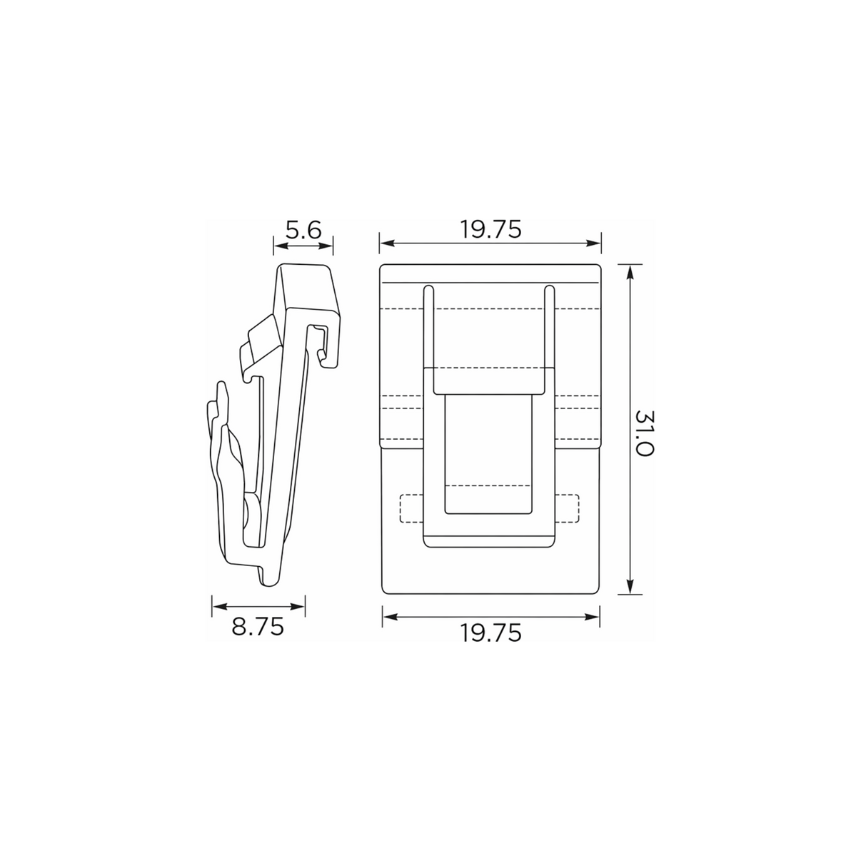 Fästclips – 10-pack – Stabil montering
