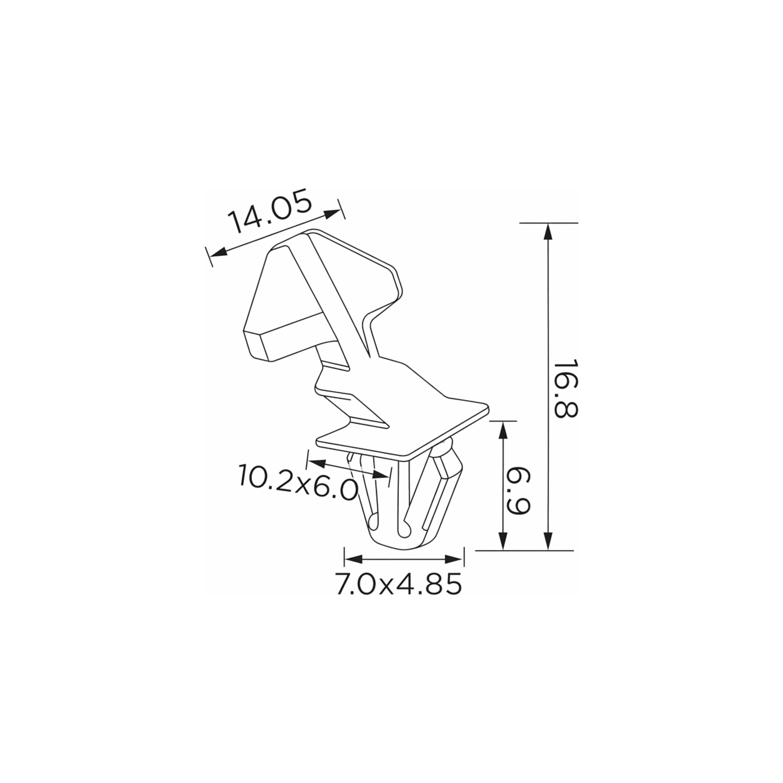Fästclips – 10-pack