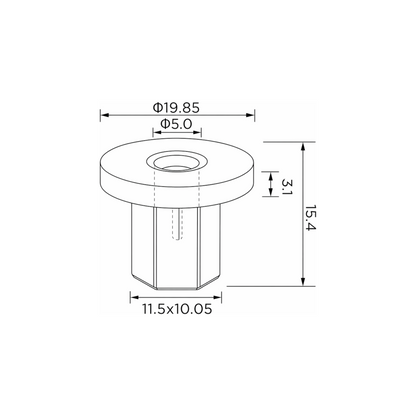 Fästclips – 10-pack