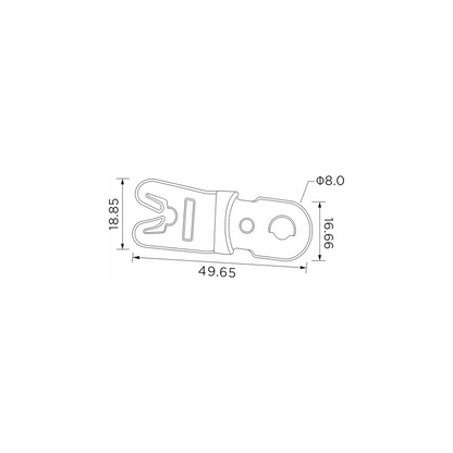 Fästclips – 10-pack – Stabil montering