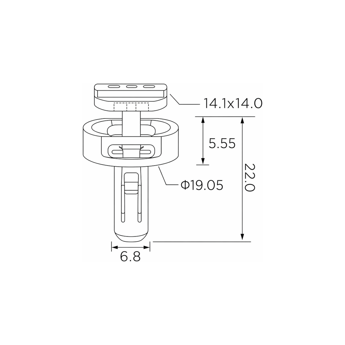 Fästclips – 10-pack – Stabil montering