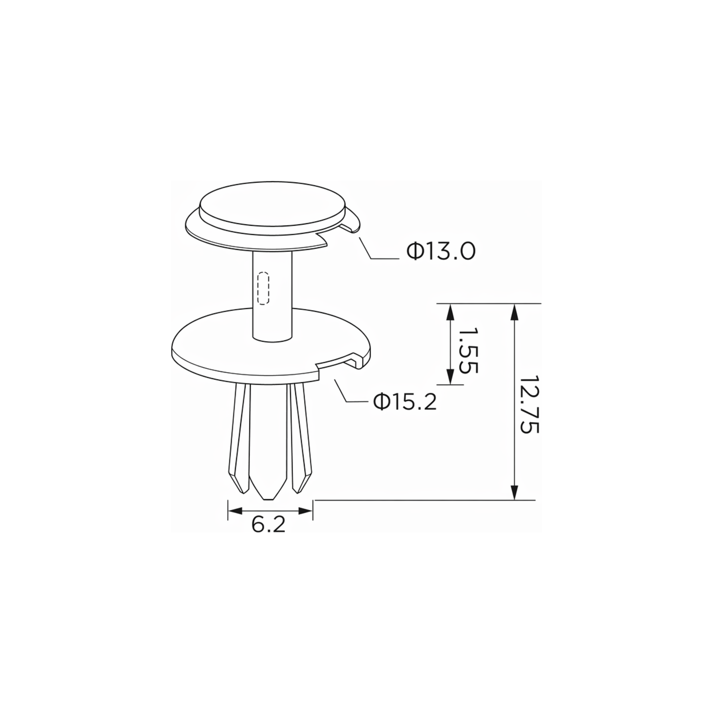 Fästclips – 10-pack