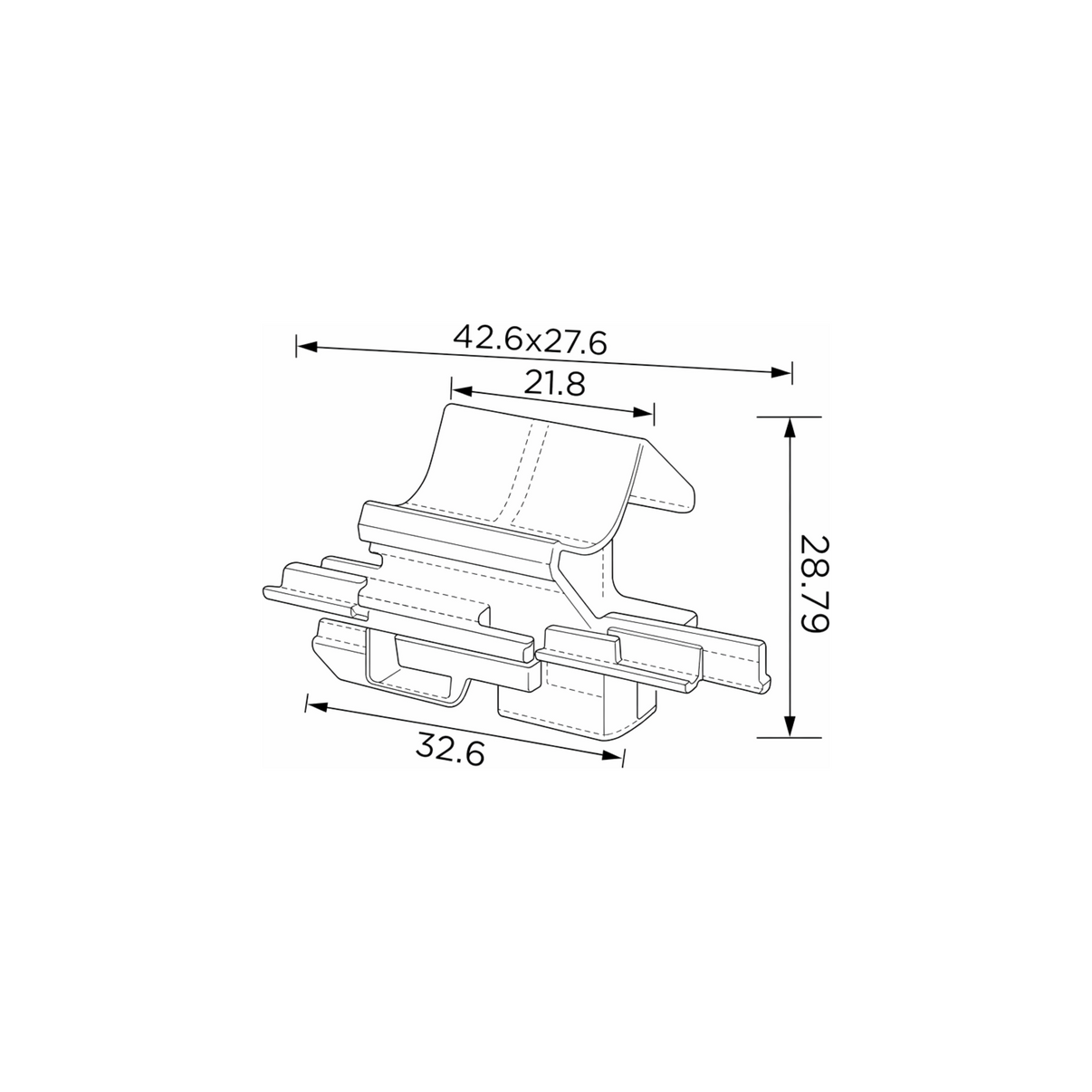 Fästclips – 10-pack – Stabil montering