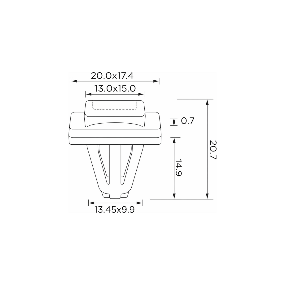 Fästclips – 10-pack