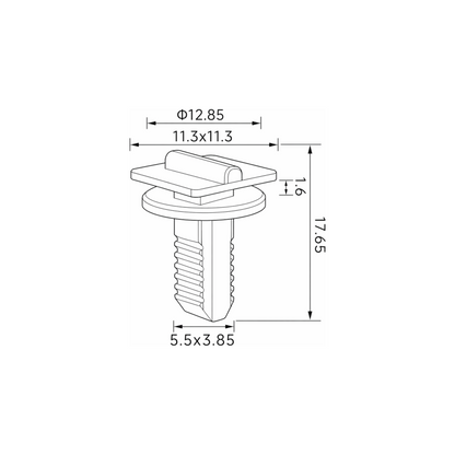 Fästclips Ford Transit/Transit Tourneo