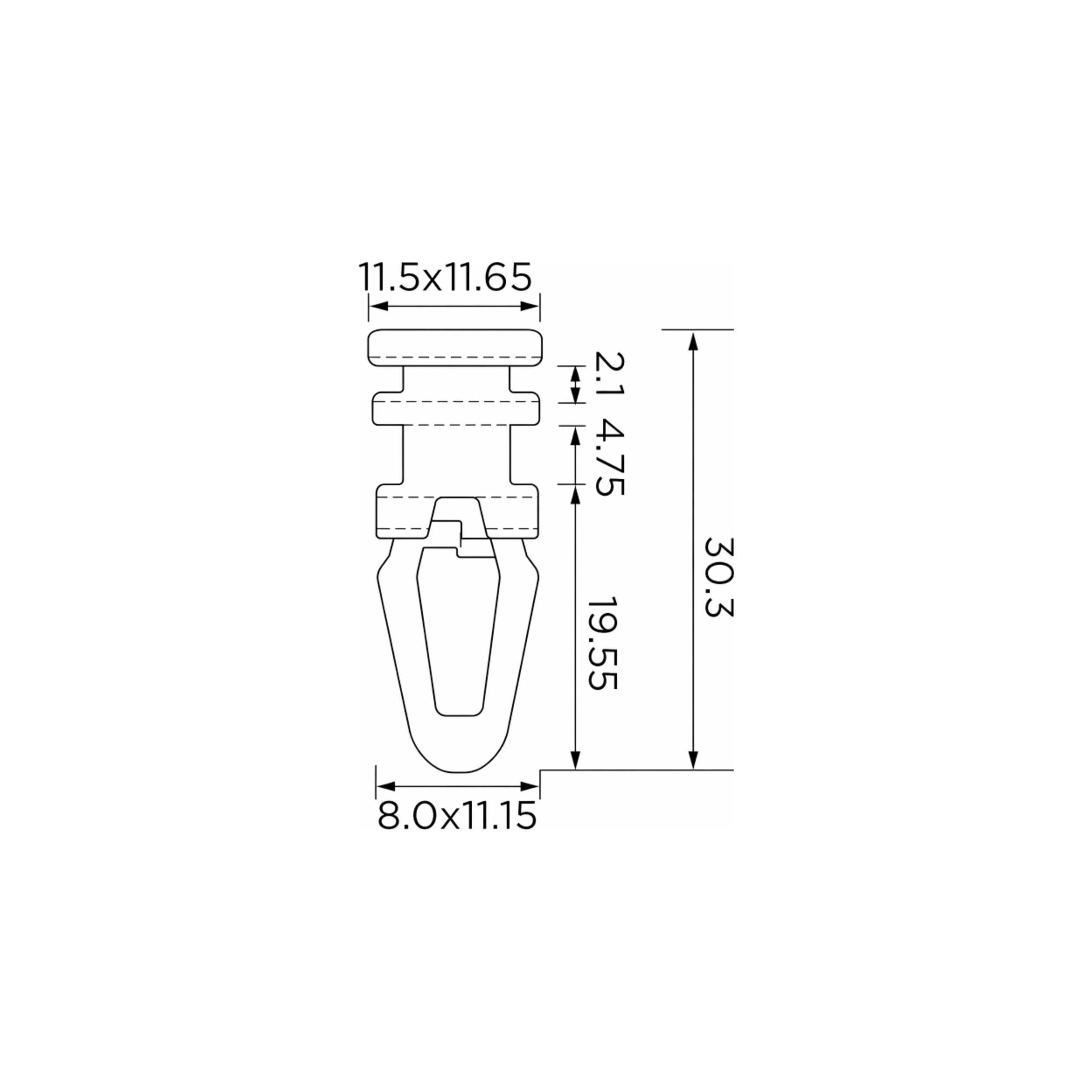 Fästclips BMW 5/7 m.fl. – 10-pack – fäste Stabilt fäste