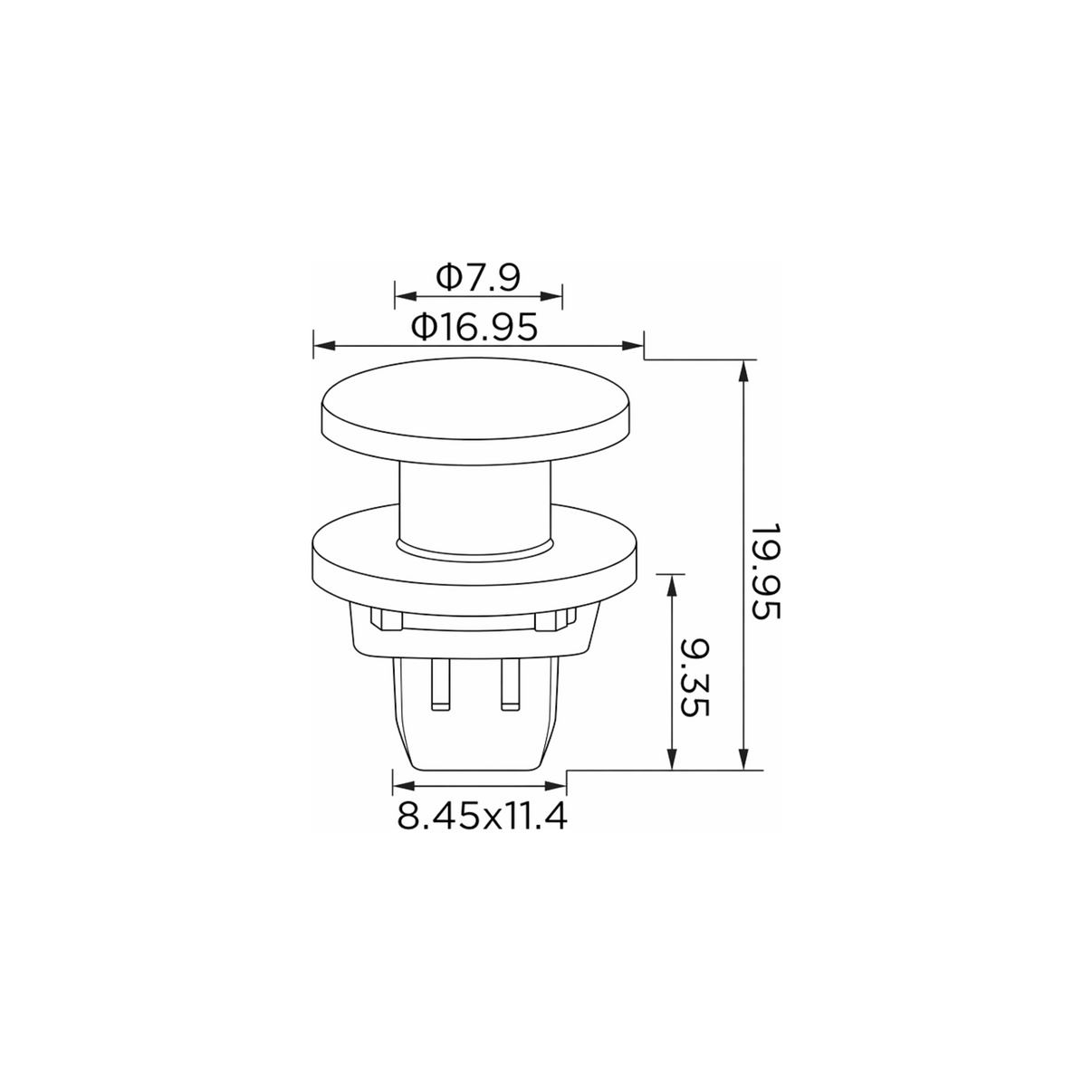 Fästclips – 10-pack