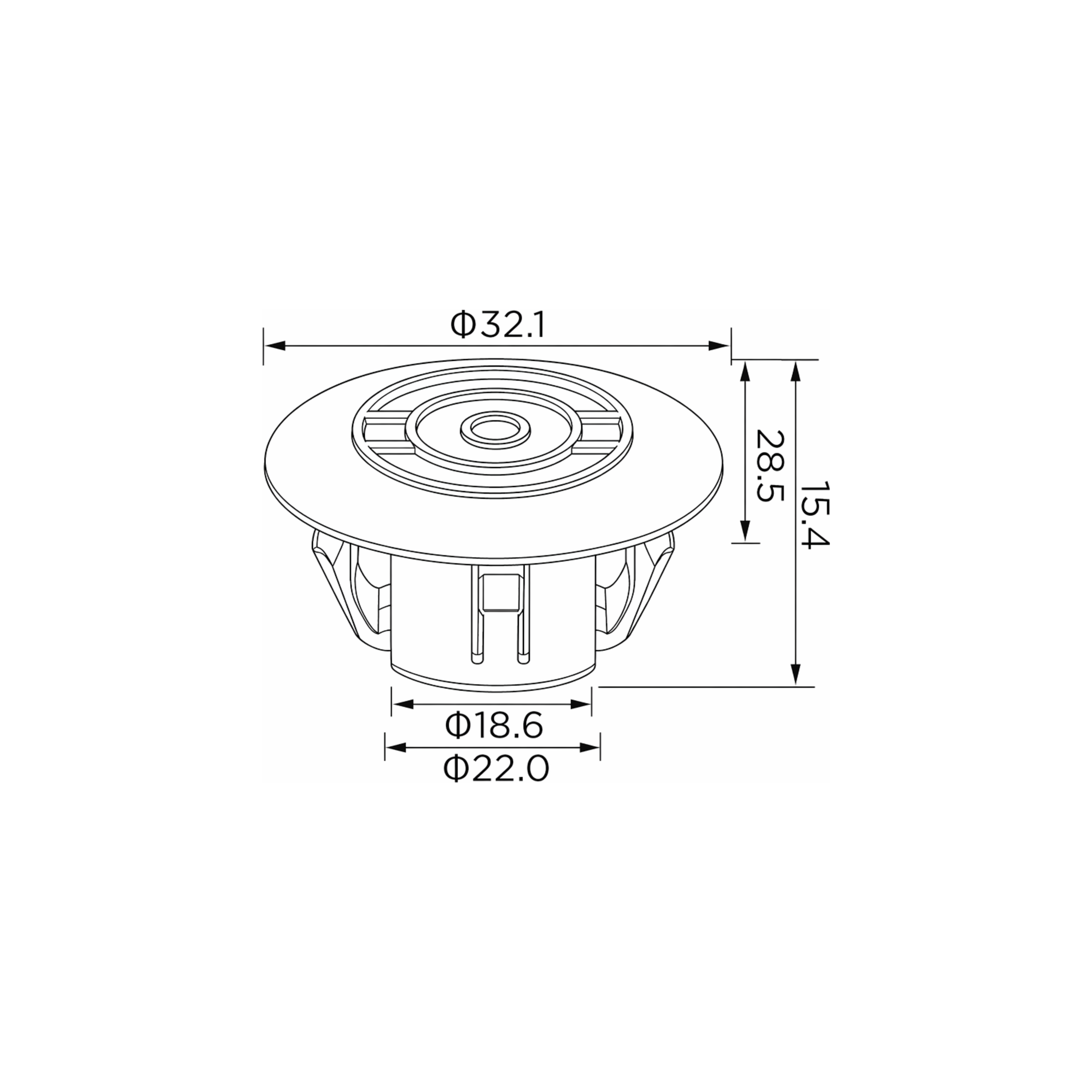 Fästclips Lexus Nx II – 10-pack