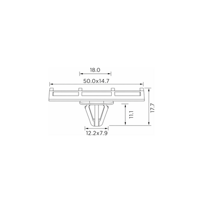 Fästclips – 10-pack