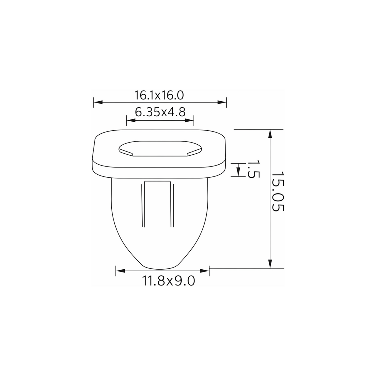 Fästclips Toyota Land Cruiser 100/Lexus LX – 10-pack