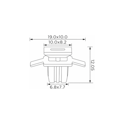 Fästclips Honda CIVIC I/Insight m.fl. – 10-pack