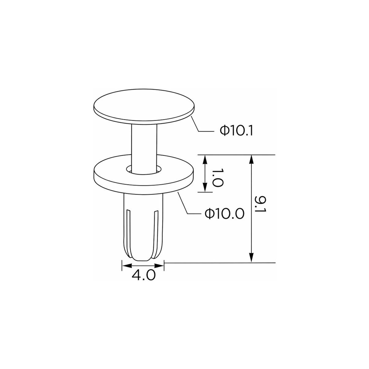 Fästclips Honda Cr-V IV/Cr-V m.fl. – 10-pack
