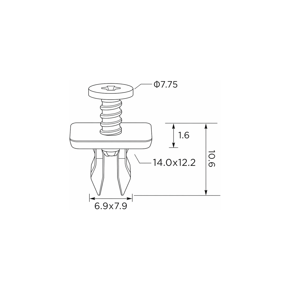 Fästclips Audi A3/A3 Sportback m.fl. – 10-pack