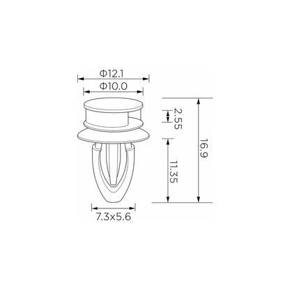 Fästclips – 10-pack