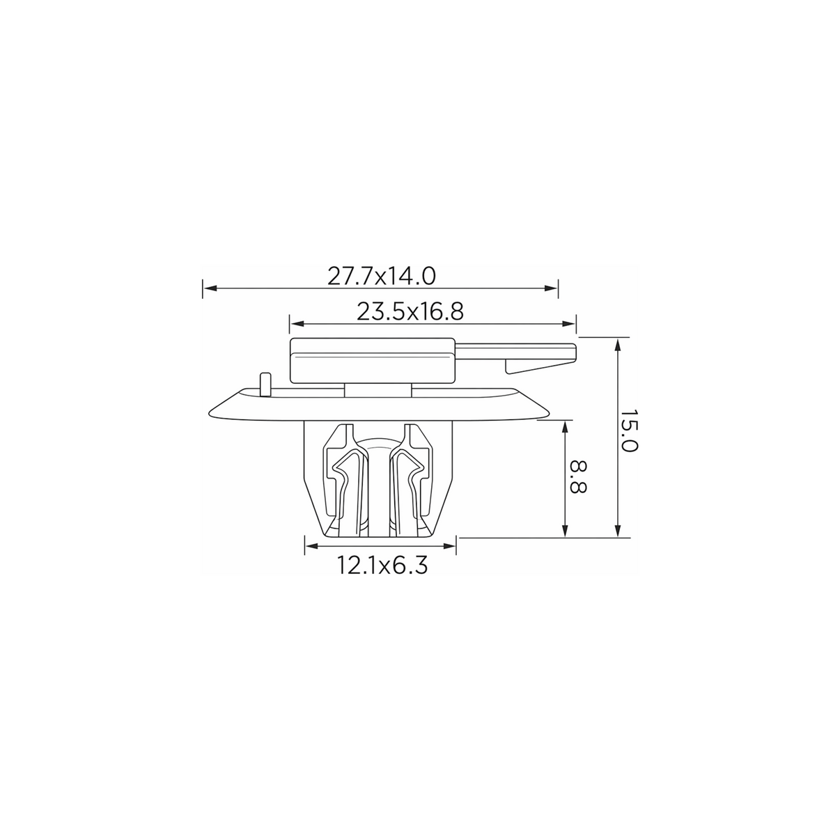 Fästclips – 10-pack