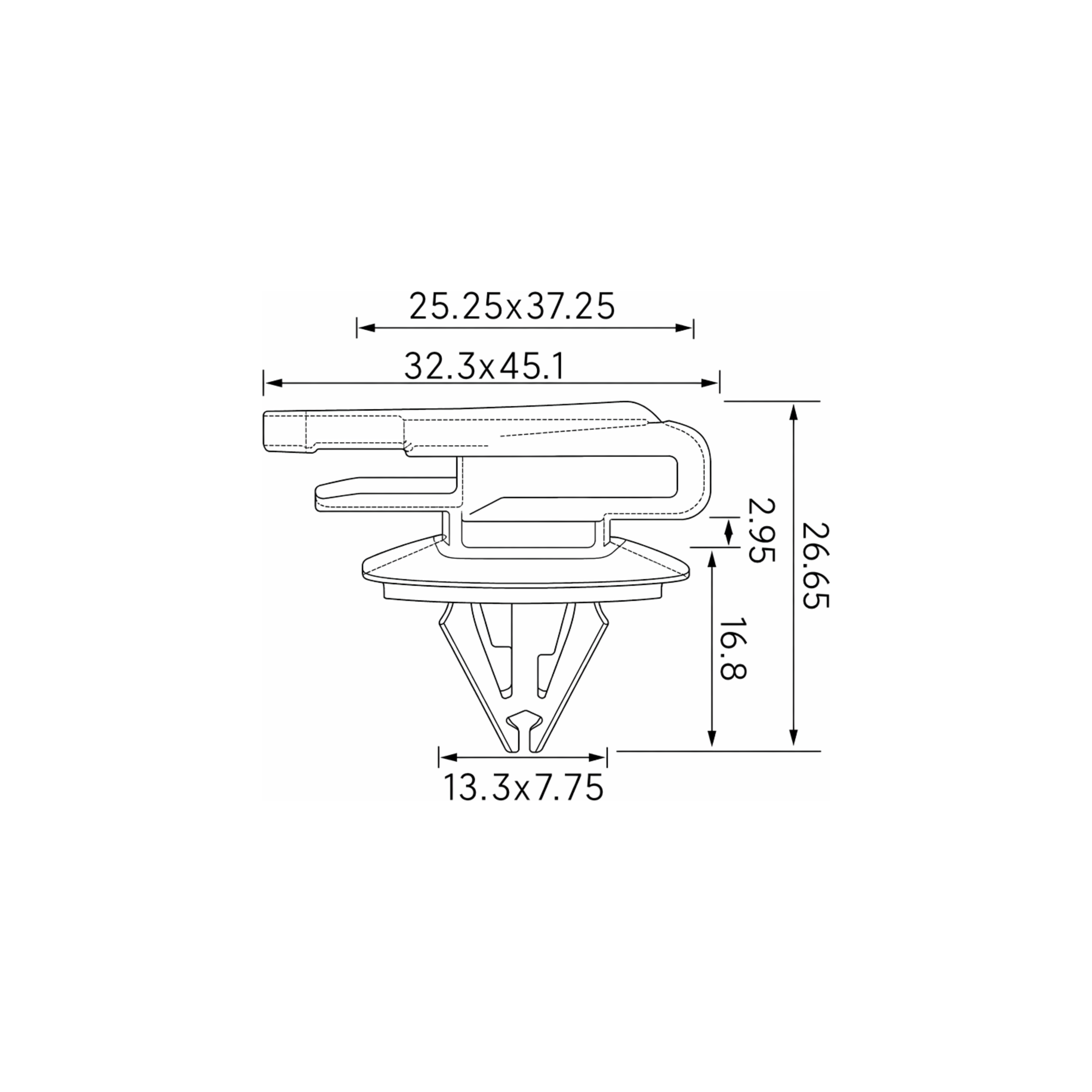 Fästclips – 10-pack