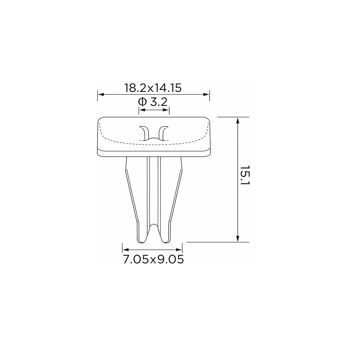 Fästclips BMW X3/X4 m.fl. – 10-pack