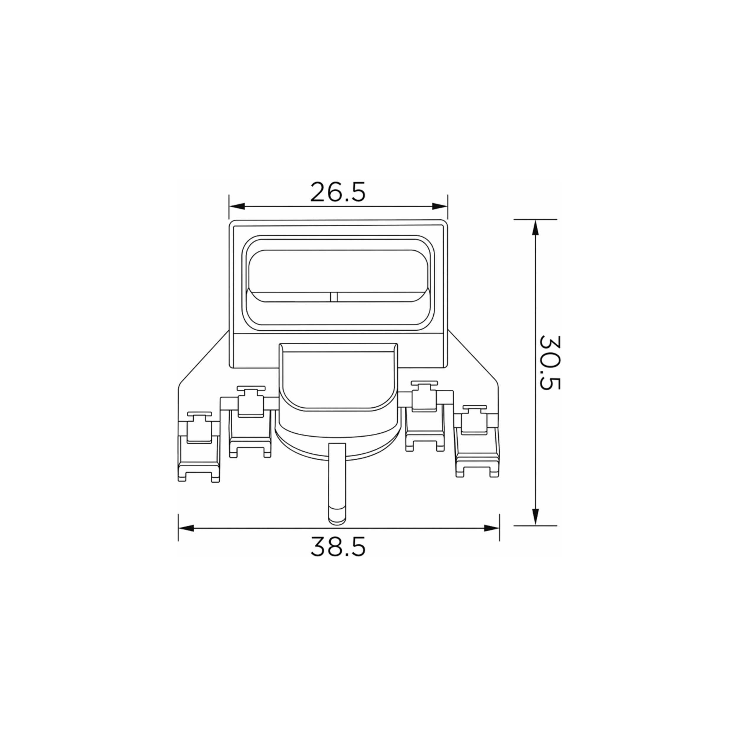 Fästclips – 10-pack