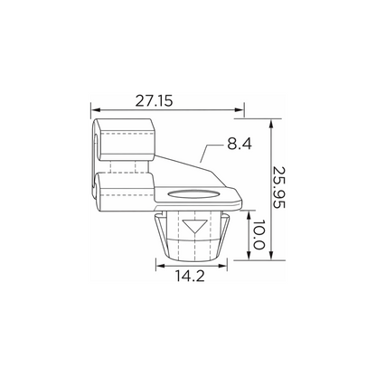 Fästclips Opel Grandland/Grandland X/Grandland X m.fl. – 10-pack