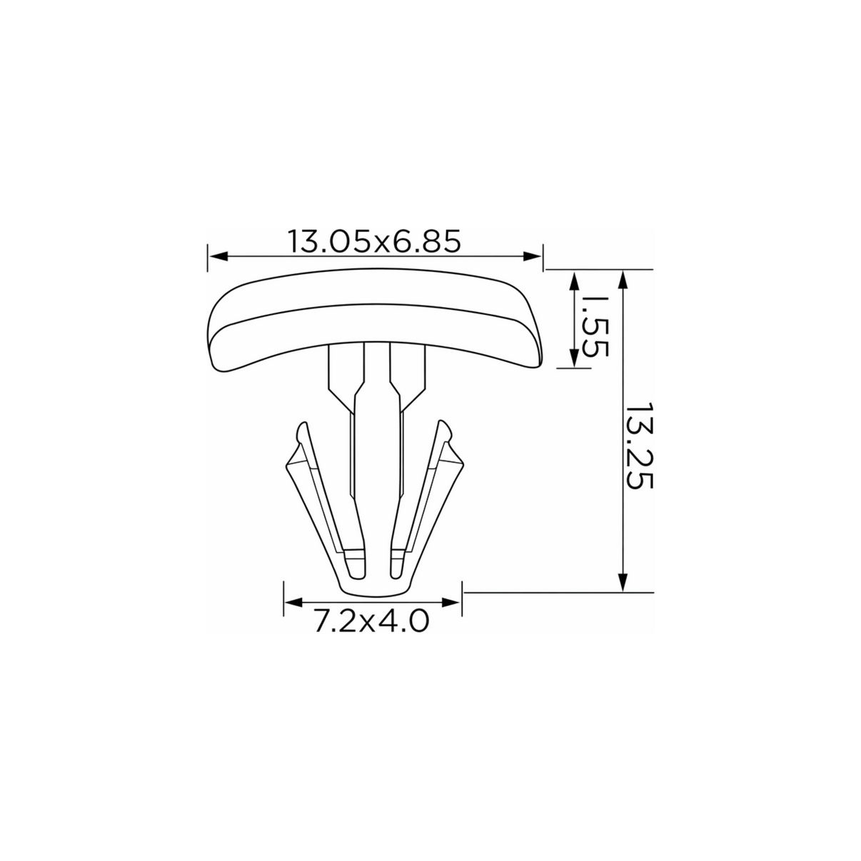 Fästclips – 10-pack