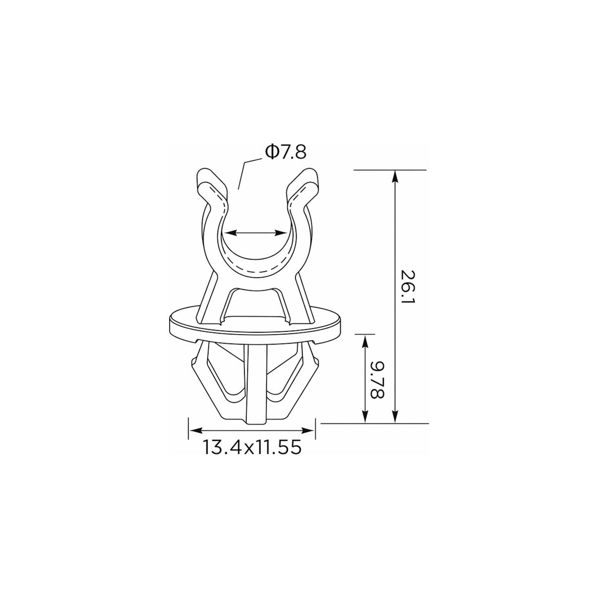 Fästclips Honda CIVIC IX/CIVIC XI m.fl. – 10-pack