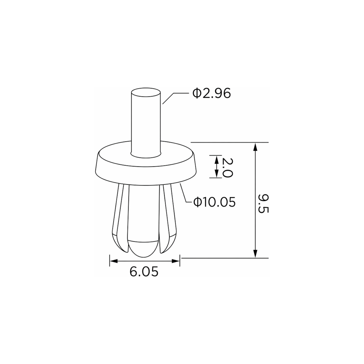 Fästclips Audi A4 B9/E-Tron m.fl.