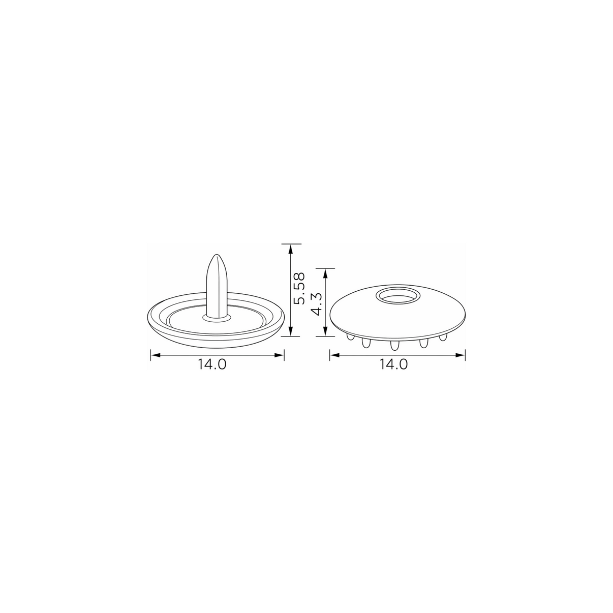 Fästclips Lexus Es/Gs m.fl.